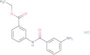 Ethyl 3-(3-aminobenzamido)benzoate hydrochloride