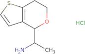 1-{4H,6H,7H-Thieno[3,2-c]pyran-4-yl}ethan-1-amine hydrochloride