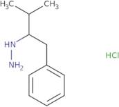 (3-Methyl-1-phenylbutan-2-yl)hydrazine hydrochloride