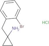1-[(2-Bromophenyl)methyl]cyclopropan-1-amine hydrochloride