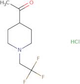 1-[1-(2,2,2-Trifluoroethyl)piperidin-4-yl]ethan-1-one hydrochloride