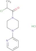 2-Chloro-1-[4-(pyridin-2-yl)piperazin-1-yl]propan-1-one hydrochloride