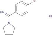 1-(4-Bromobenzenecarboximidoyl)pyrrolidine hydroiodide