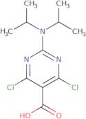 2-[Bis(propan-2-yl)amino]-4,6-dichloropyrimidine-5-carboxylic acid