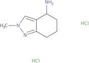 2-Methyl-4,5,6,7-tetrahydro-2H-indazol-4-amine dihydrochloride