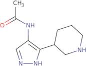 N-[3-(Piperidin-3-yl)-1H-pyrazol-4-yl]acetamide