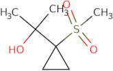 2-(1-Methanesulfonylcyclopropyl)propan-2-ol