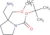 tert-Butyl 2-(aminomethyl)-2-(methoxymethyl)pyrrolidine-1-carboxylate