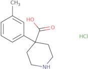 4-(3-Methylphenyl)piperidine-4-carboxylic acid hydrochloride