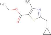 Ethyl 2-(cyclopropylmethyl)-4-methyl-1,3-thiazole-5-carboxylate