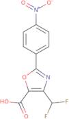 4-(Difluoromethyl)-2-(4-nitrophenyl)-1,3-oxazole-5-carboxylic acid