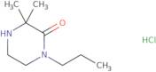 3,3-Dimethyl-1-propylpiperazin-2-one hydrochloride