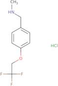 Methyl({[4-(2,2,2-trifluoroethoxy)phenyl]methyl})amine hydrochloride
