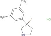 3-(3,5-Dimethylphenyl)-3-fluoropyrrolidine hydrochloride