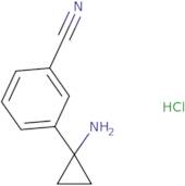 3-(1-Aminocyclopropyl)benzonitrile hydrochloride