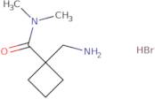 1-(Aminomethyl)-N,N-dimethylcyclobutane-1-carboxamide hydrobromide