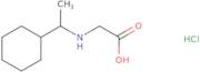 2-[(1-Cyclohexylethyl)amino]acetic acid hydrochloride