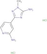 4-(5-Amino-1-methyl-1H-1,2,4-triazol-3-yl)pyridin-2-amine dihydrochloride