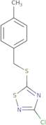 3-Chloro-5-{[(4-methylphenyl)methyl]sulfanyl}-1,2,4-thiadiazole