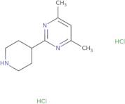 4,6-Dimethyl-2-(piperidin-4-yl)pyrimidine dihydrochloride