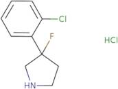 3-(2-Chlorophenyl)-3-fluoropyrrolidine hydrochloride