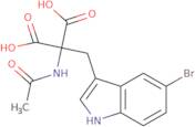 2-[(5-Bromo-1H-indol-3-yl)methyl]-2-acetamidopropanedioic acid