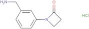 1-[3-(Aminomethyl)phenyl]azetidin-2-one hydrochloride