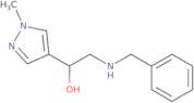 2-(Benzylamino)-1-(1-methyl-1H-pyrazol-4-yl)ethan-1-ol