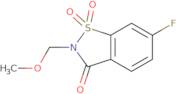 6-Fluoro-2-(methoxymethyl)-2,3-dihydro-1,2-benzothiazole-1,1,3-trione