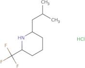 2-(2-Methylpropyl)-6-(trifluoromethyl)piperidine hydrochloride