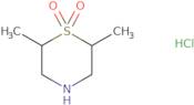 2,​6-​Dimethyl-thiomorpholine 1,​1-​dioxide hydrochloride