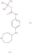 tert-Butyl N-[5-(azepan-4-ylamino)pyridin-2-yl]carbamate dihydrochloride