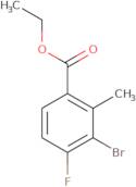 Ethyl 3-bromo-4-fluoro-2-methylbenzoate