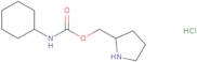 Pyrrolidin-2-ylmethyl N-cyclohexylcarbamate hydrochloride