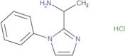 1-(1-Phenyl-1H-imidazol-2-yl)ethan-1-amine hydrochloride