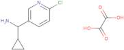 (6-Chloropyridin-3-yl)(cyclopropyl)methanamine, oxalic acid