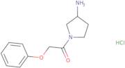 1-(3-Aminopyrrolidin-1-yl)-2-phenoxyethan-1-one hydrochloride