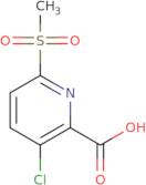 3-Chloro-6-methanesulfonylpyridine-2-carboxylic acid