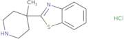 2-(4-Methylpiperidin-4-yl)-1,3-benzothiazole hydrochloride