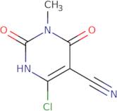 6-Chloro-3-methyl-2,4-dioxo-1,2,3,4-tetrahydropyrimidine-5-carbonitrile