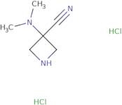 3-(Dimethylamino)azetidine-3-carbonitrile dihydrochloride