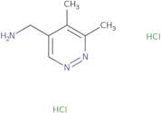 (5,6-Dimethylpyridazin-4-yl)methanamine dihydrochloride