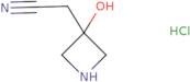 2-(3-Hydroxyazetidin-3-yl)acetonitrile hydrochloride