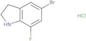 5-Bromo-7-fluoro-2,3-dihydro-1H-indole hydrochloride