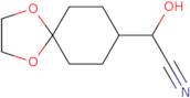 2-{1,4-Dioxaspiro[4.5]decan-8-yl}-2-hydroxyacetonitrile