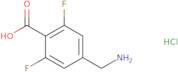 4-(Aminomethyl)-2,6-difluorobenzoic acid hydrochloride