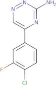 5-(4-Chloro-3-fluorophenyl)-1,2,4-triazin-3-amine