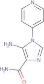 5-Amino-1-(pyridin-4-yl)-1H-imidazole-4-carboxamide