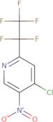 4-Chloro-5-nitro-2-(pentafluoroethyl)pyridine