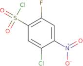 5-Chloro-2-fluoro-4-nitrobenzene-1-sulfonyl chloride